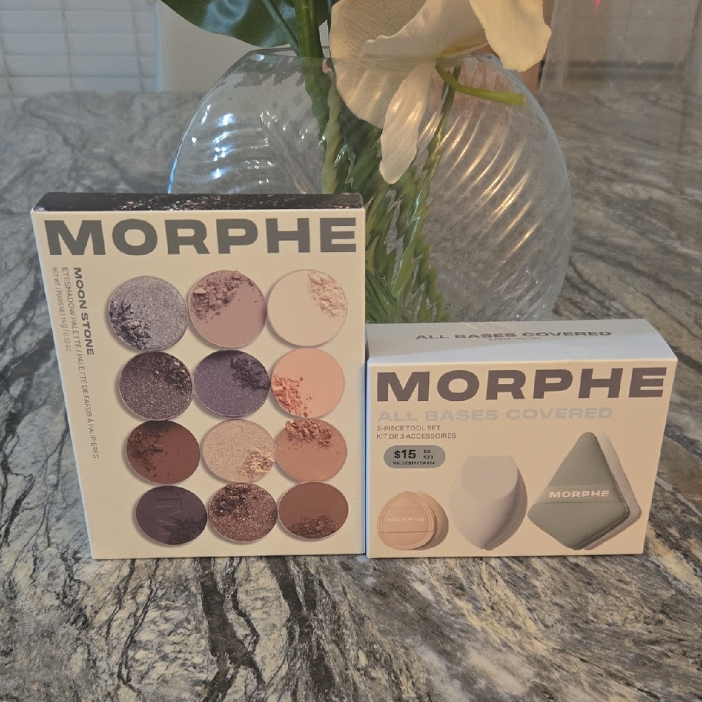 Morphe Moonstone Palette and Sponge Trio